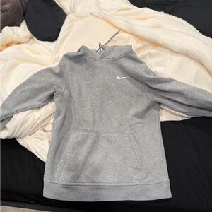 Nike Women's Heather Gray Cowl Neck Sweater